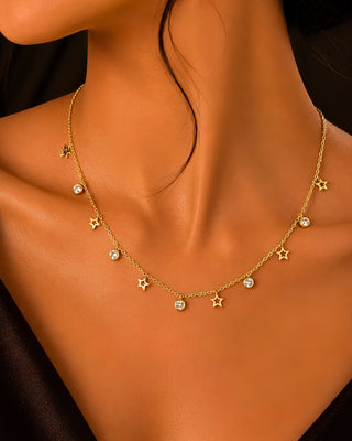 Twinkling Star Blissful Demi Fine Necklace - Carolyn