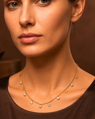 Twinkling Star Blissful Demi Fine Necklace - Carolyn