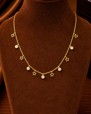 Twinkling Star Blissful Demi Fine Necklace - Carolyn