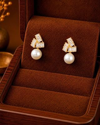 Wind Mill Designer Baggutte Anti Tarnish Studs - Prida