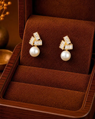 Wind Mill Designer Baggutte Anti Tarnish Studs - Prida