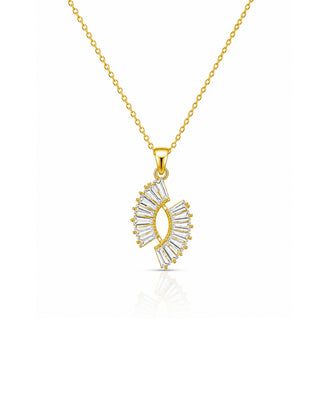 Eira Crystalline Infinity Chain Pendant - Eira