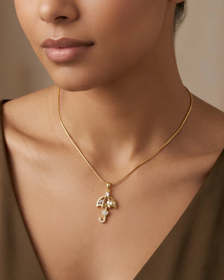 Umbrella AntiTarnish Chain Pendant - Reyna