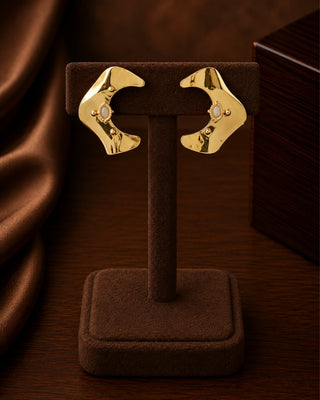 Elva Modern Casa Earrings - Elva