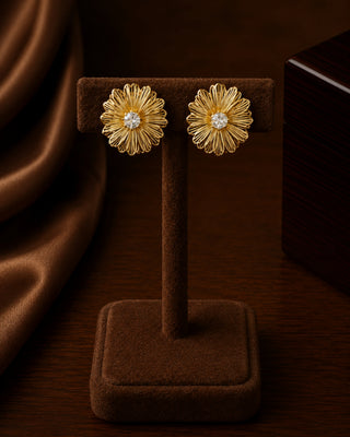 Daliya Luminous Demi Fine Studs - Freyal