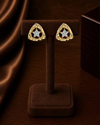 Twinkle Sparkling Star Demi Fine Studs - Siddhi