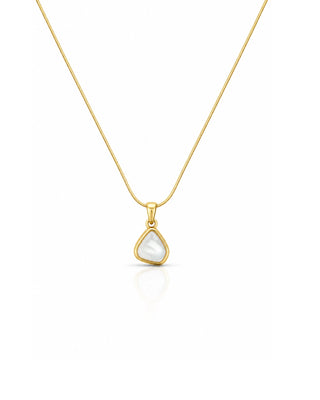 Avocado Uncut MOP Anti Tarnish Pendant- Survi