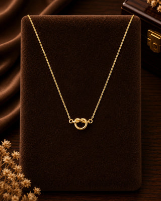 Drizzle Knotted Anti Tarnish Pendant - Arshika