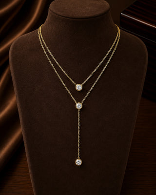Double Layered AntiTarnish Necklace - Winry