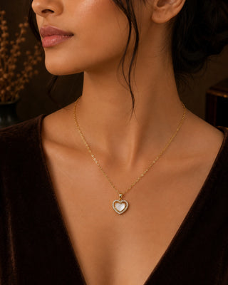 Love in MOP AntiTarnish Pendant - Ivana