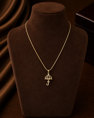 Umbrella AntiTarnish Chain Pendant - Reyna