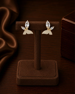 Butterfly Flying Brilliance Studs - Anvika