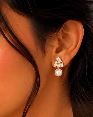 Wind Mill Designer Baggutte Anti Tarnish Studs - Prida