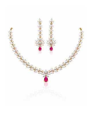 Zevarly Risha Ad Necklace Set