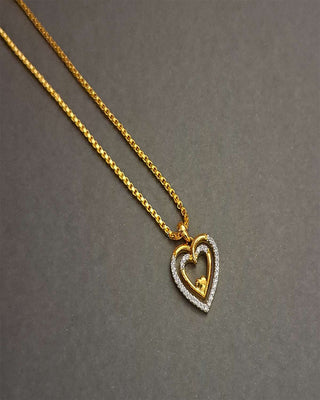 LOVE FOREVER LOCKET WITH CHAIN - Zevarly