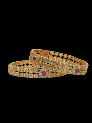 Zevarly Mandana Kundan Princess AD Bangle