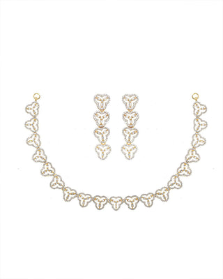 MILENA AD NECKLACE SET - Zevarly