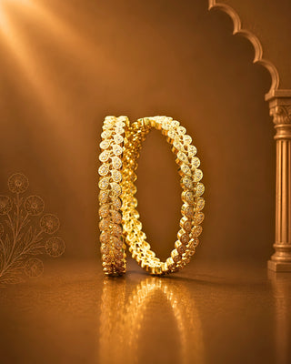 Zevarly Aanya American Diamond Bangle