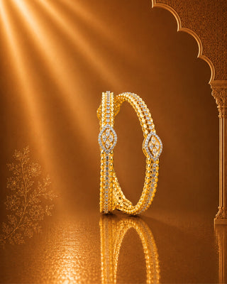 Sparkling Star Marquee Premium Daily Wear Bangles - Vanya