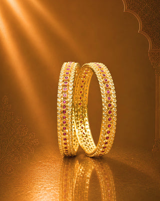 Zevarly Ojasvi AD Bangles