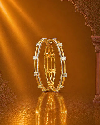 Boutique Trendy AD Bangles - Arushi