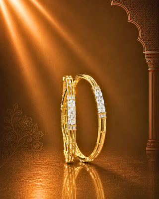 Zevarly Sofiya Teen Tar Ad Bangles