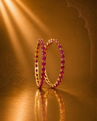 Zevarly Jivikia American Diamond Bangles