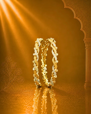 Zevarly Priyo American Diamond Bangles