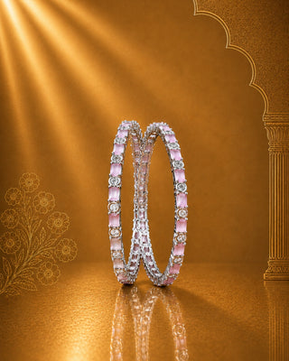 Zevarly Lavanya Party Wear AD Bangles