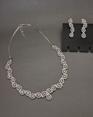 Zevarly Sara AD Necklace Set