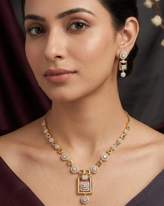 Zevarly Vihana Long Necklace Set