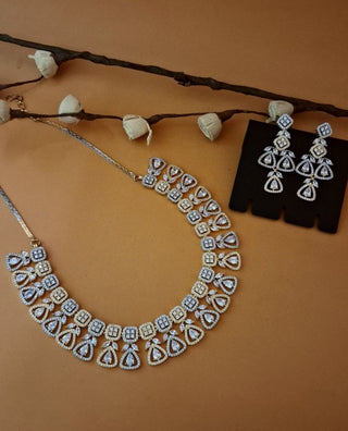 Zevarly Neelam Necklace Set