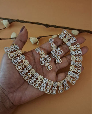 Zevarly Neelam Necklace Set