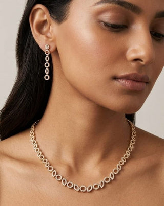Zevarly Raina CZ Necklace Set