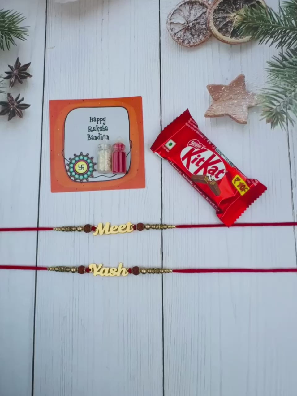 Personalized Rakhi with Custom Name - Zevarly Video