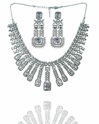 SHRUTIKIRTI AD NECKLACE SET - Zevarly