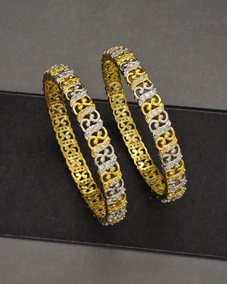 Zevarly Hanaya Beautiful AD Bangles